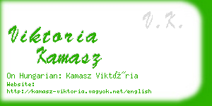 viktoria kamasz business card